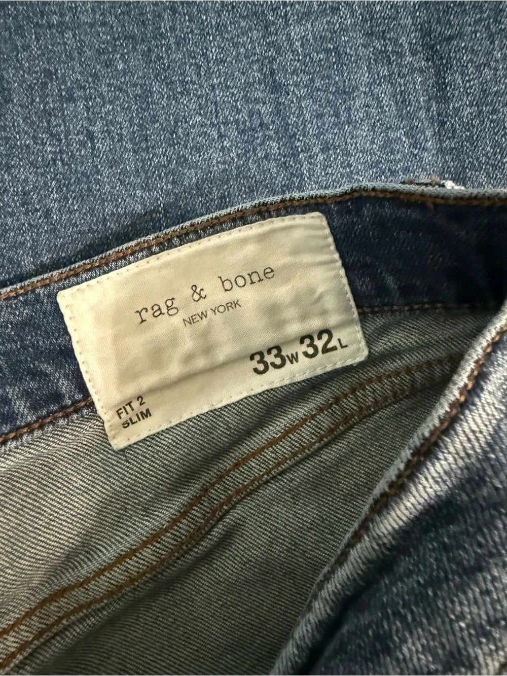 rag & bone Jeans in Medium Blue Wash